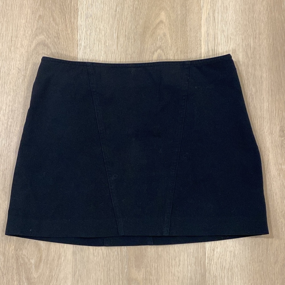 Y2K Express Black Stretchโ Short Mini Skirt Size 0